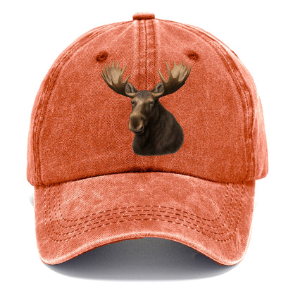 moose portrait design Hat