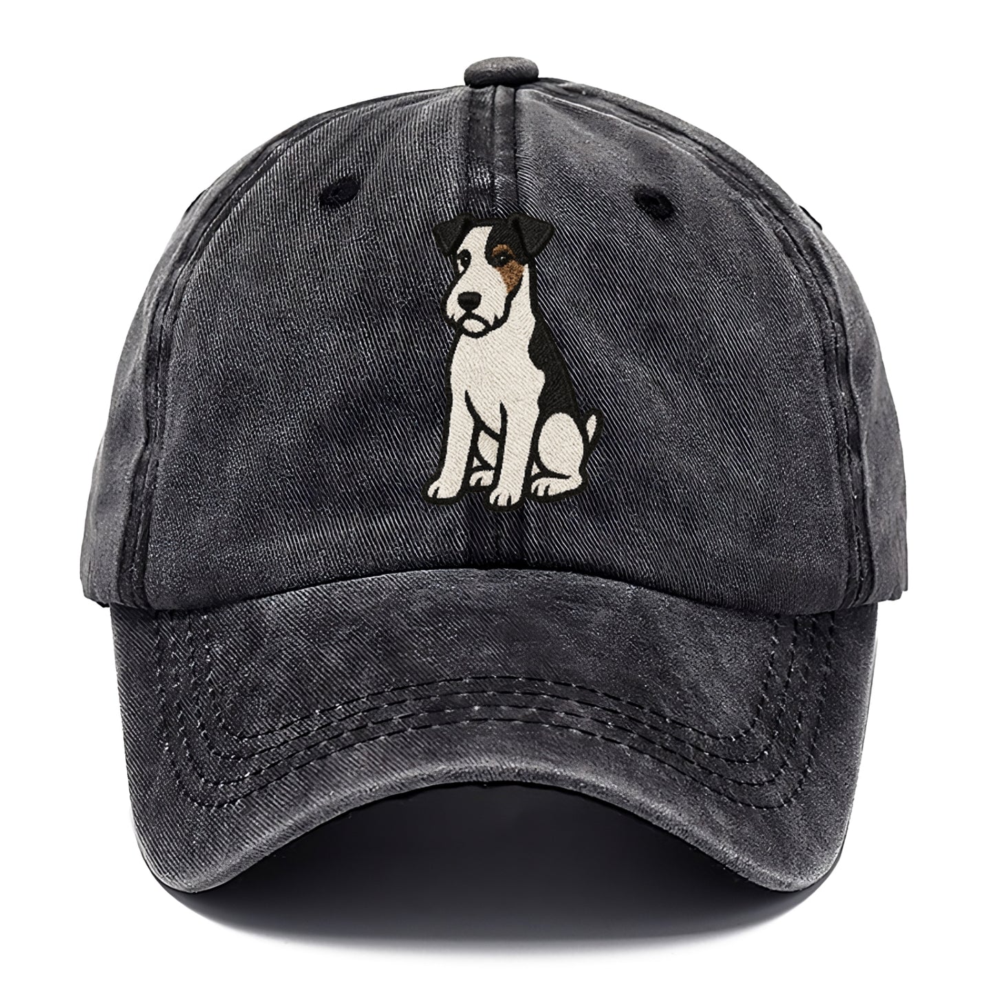 wire-fox-terrier-white-black-markings-spirited-charm Hat
