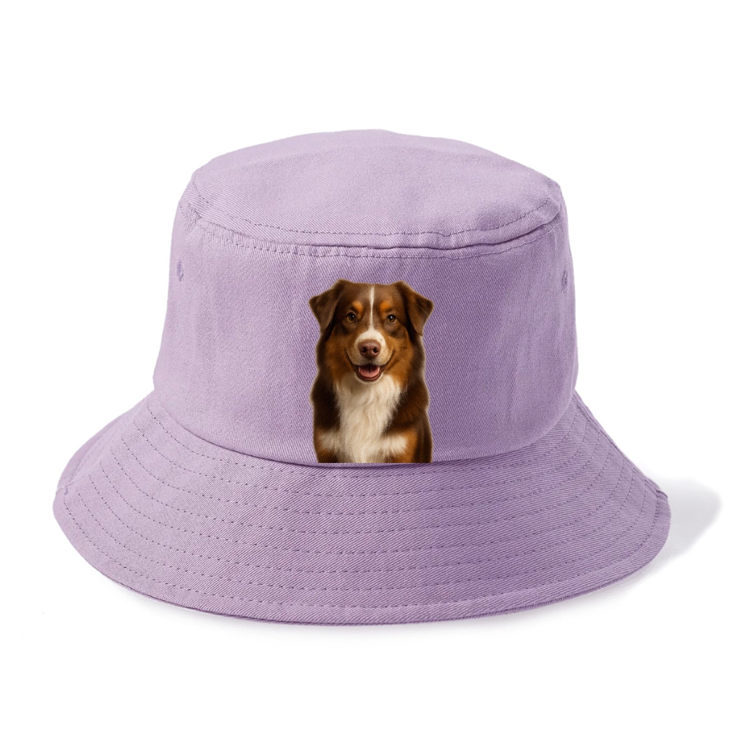 red tri australian shepherd portrait design Hat