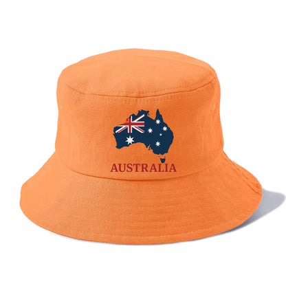 Australian Map and Flag Hat