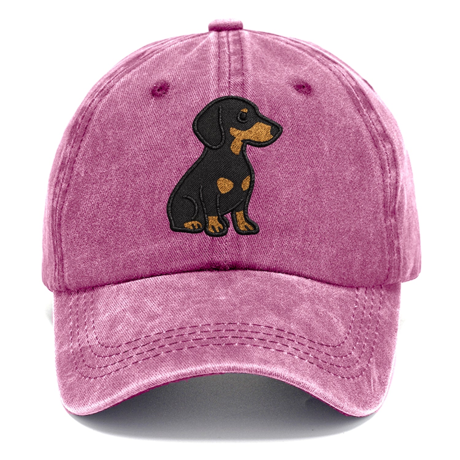 dachshund-black-and-tan-loyal-companion Hat