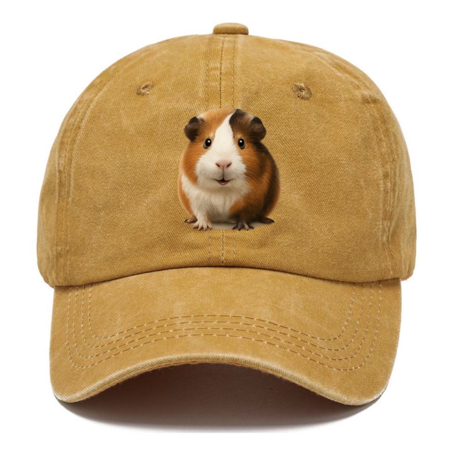 adorable guinea pig portrait design Hat