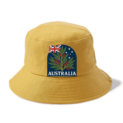 Australian Botanical Emblem Hat