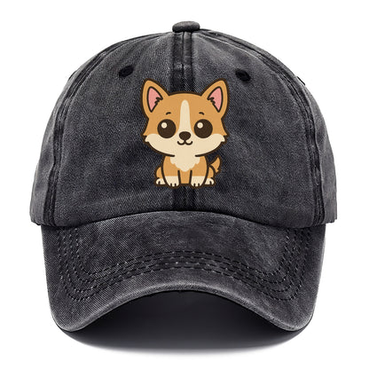 charming-corgi-wagging-heart Hat