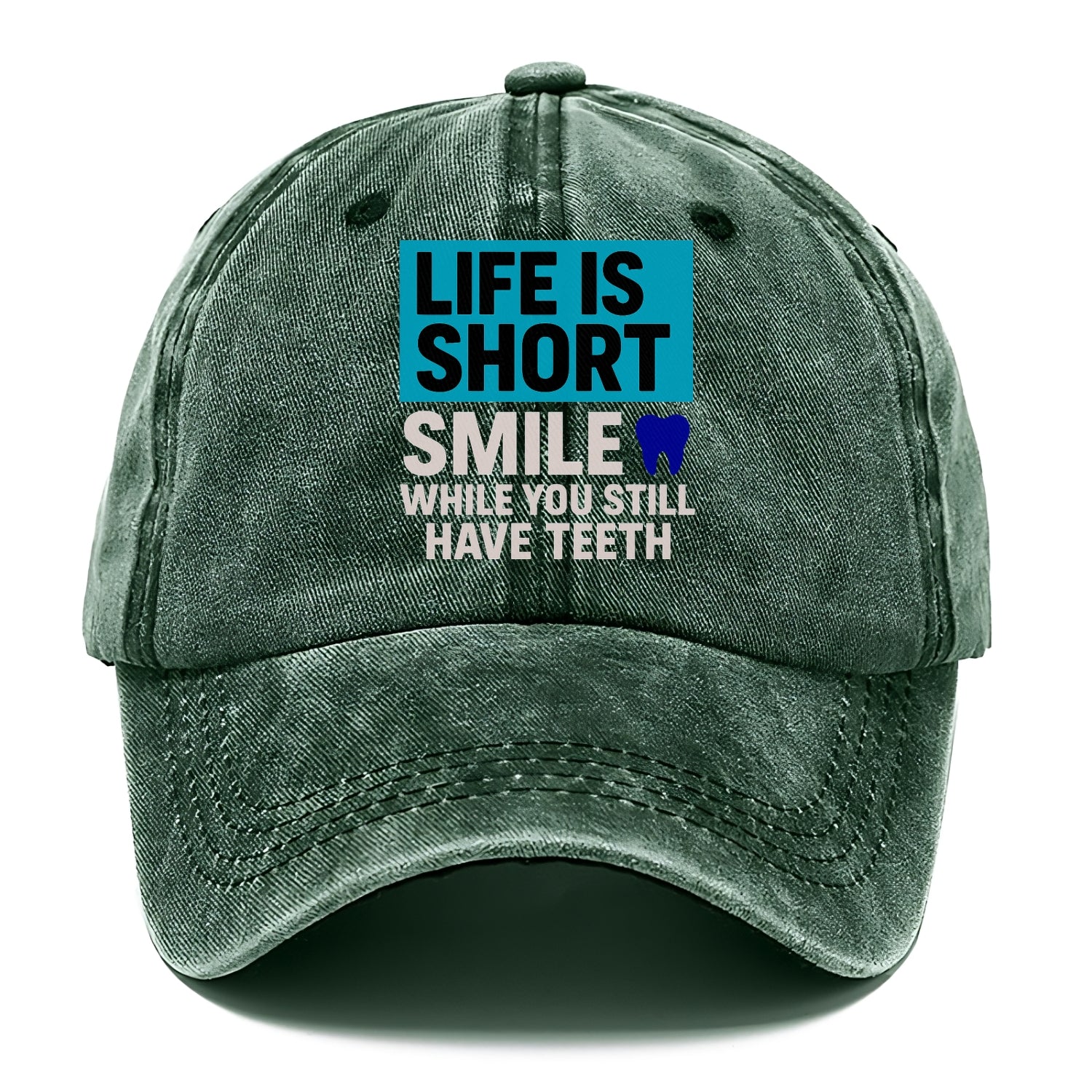 life short smile while Hat