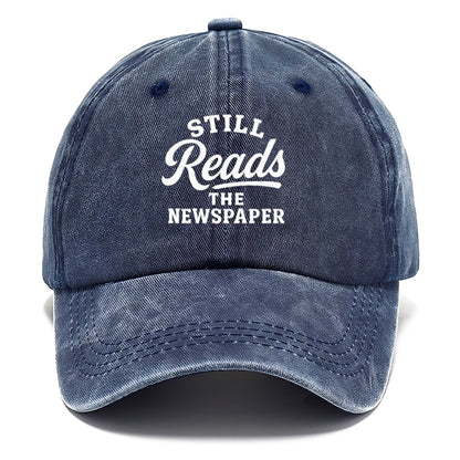 vintage newspaper reader hat design Hat