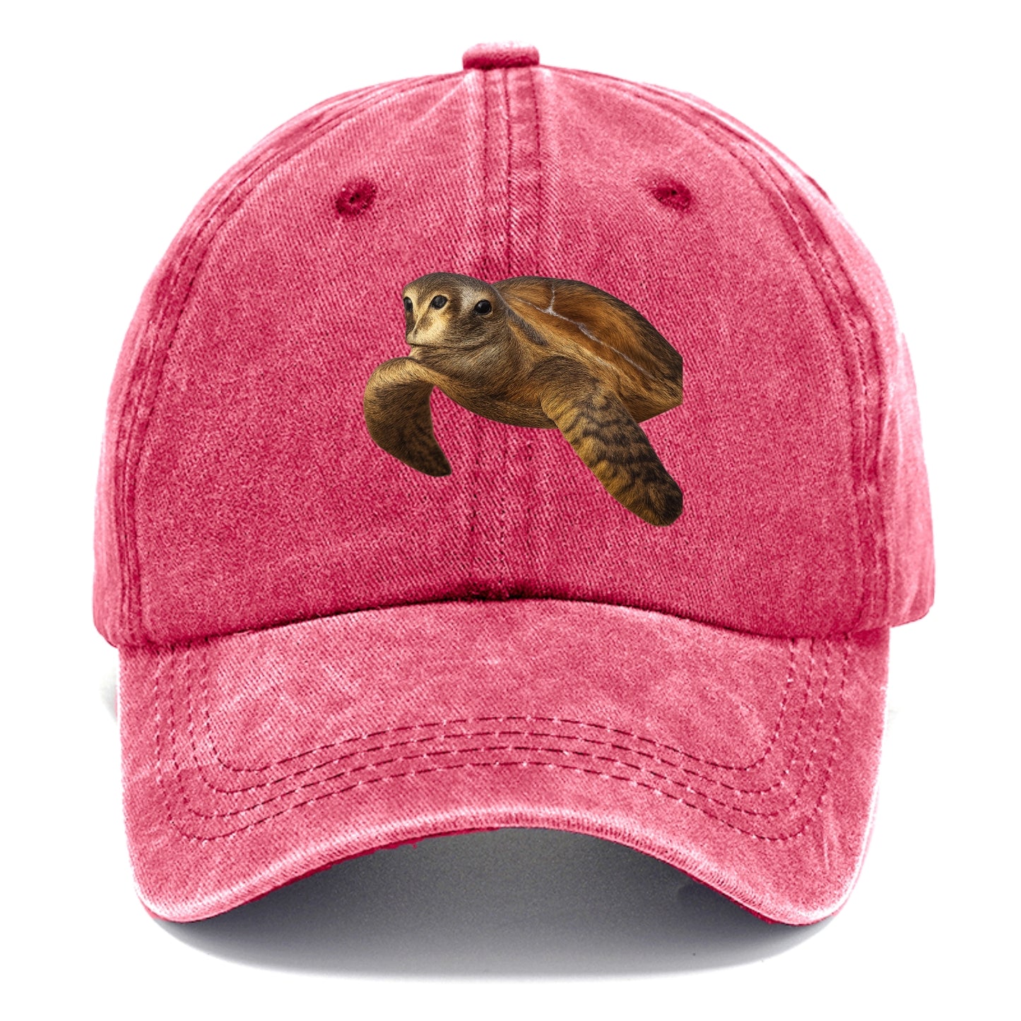sea turtle portrait design Hat