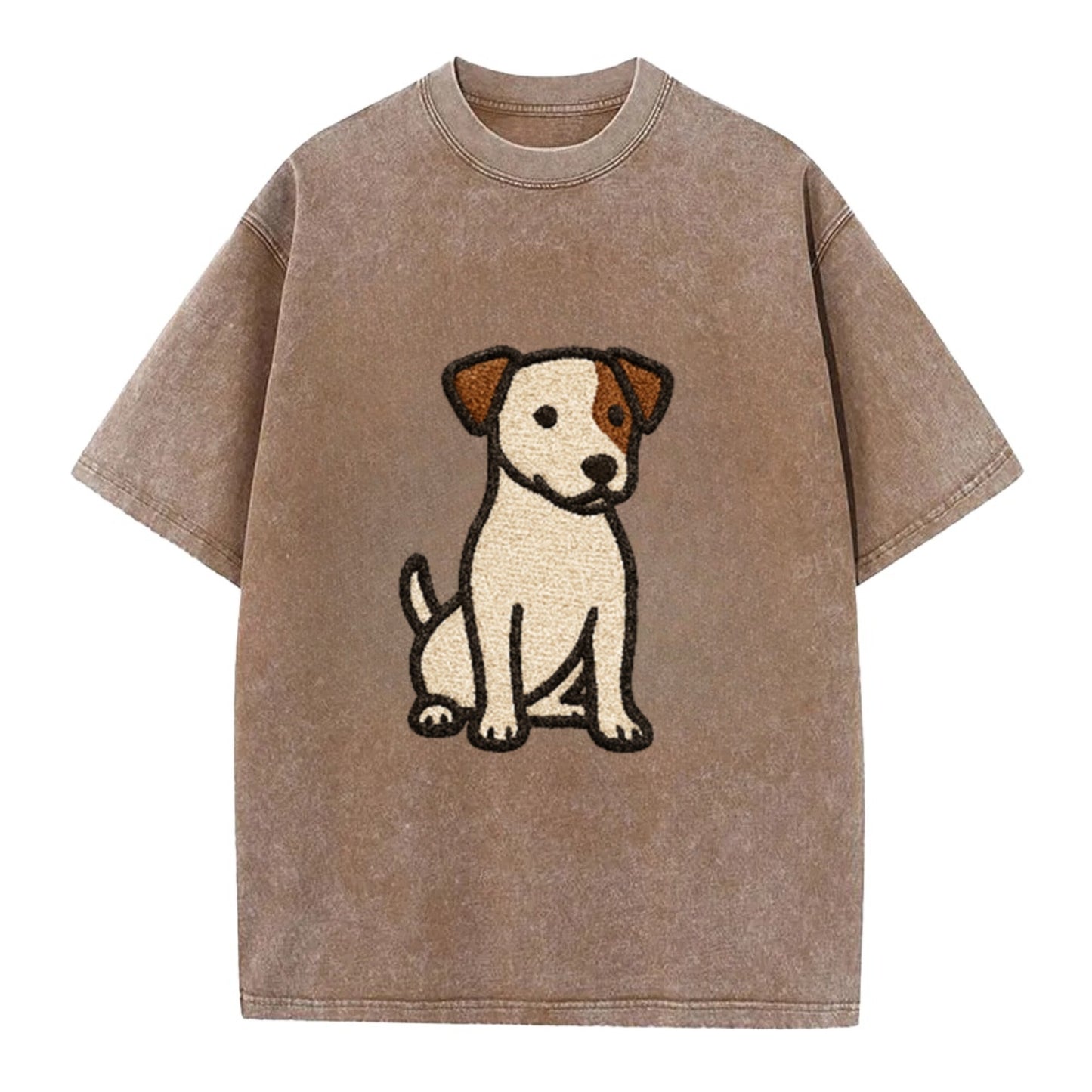 Jack Russell Terrier White With Brown Patches Pose Hat