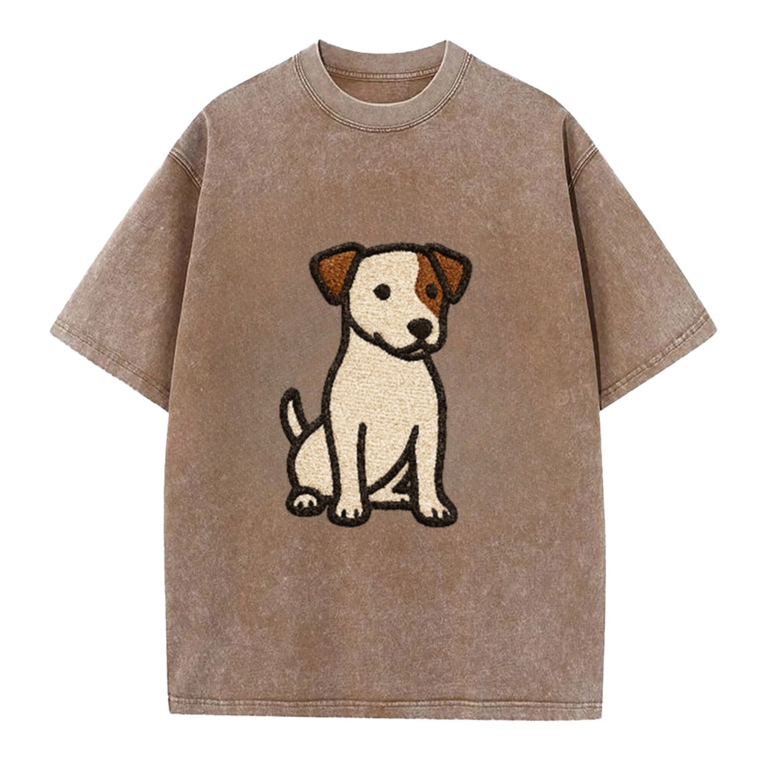 Jack Russell Terrier White With Brown Patches Pose Hat