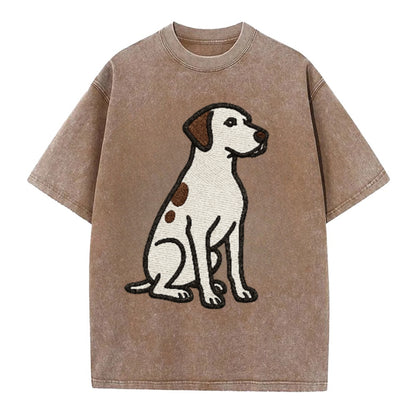 pointer-white-liver-spots-sitting-pose-loyal-spirit Hat