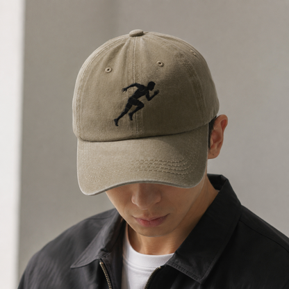 Sprinting Runner Silhouette Classic Cap – editorial product image