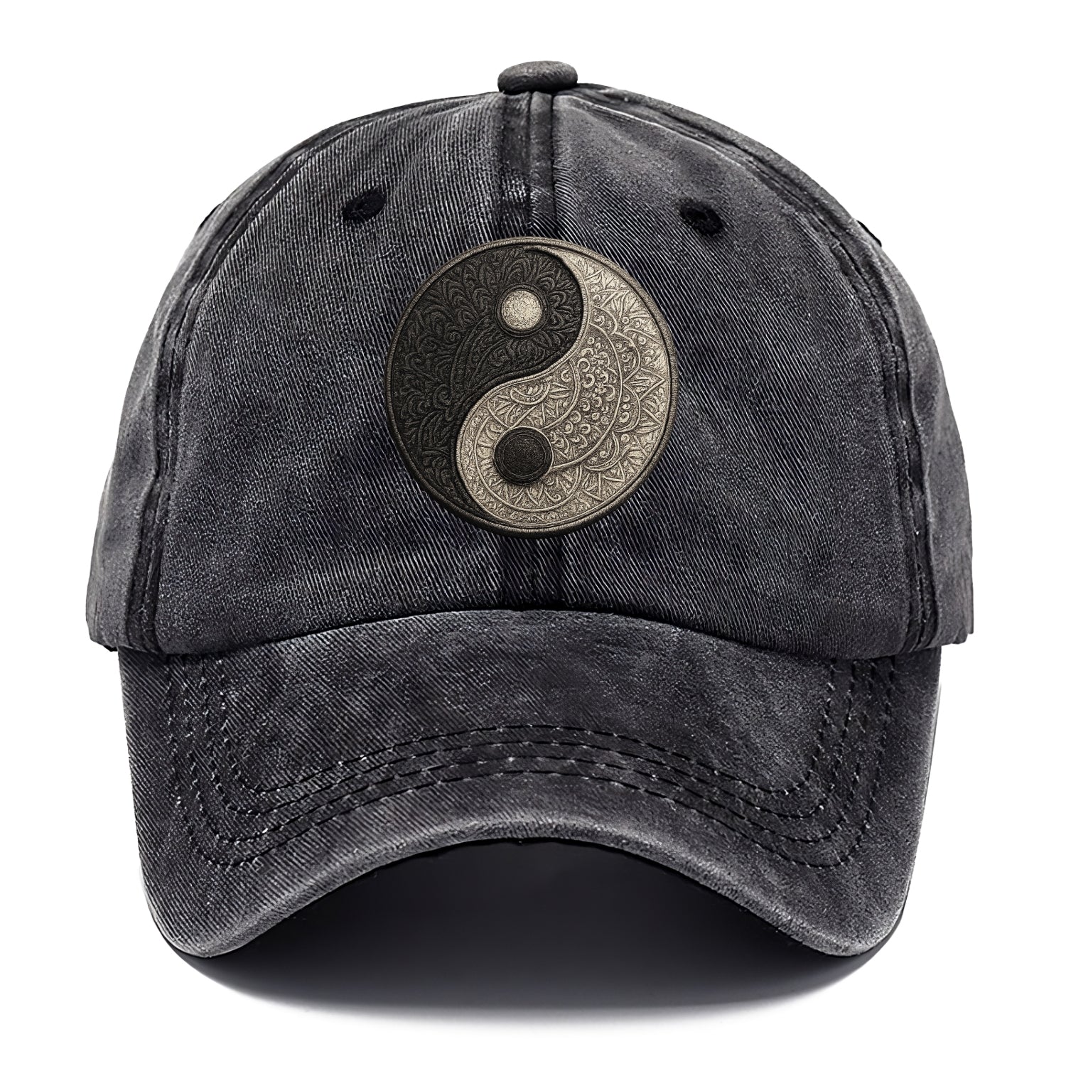 mandala yin yang pattern Hat