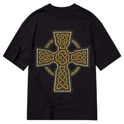 Celtic Cross  - Classic T-shirt – Black
