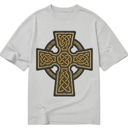 Celtic Cross  - Classic T-shirt – Grey