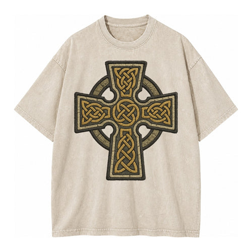 Celtic Cross  - Vintage T-shirt