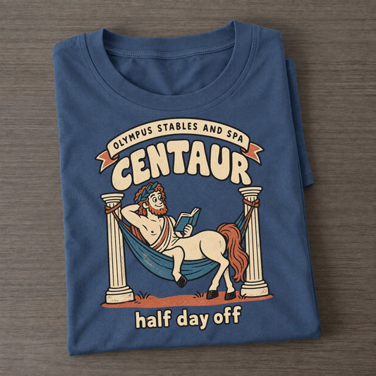 Centaur Olympus Gift Shop Classic T-shirt – Twilight Navy