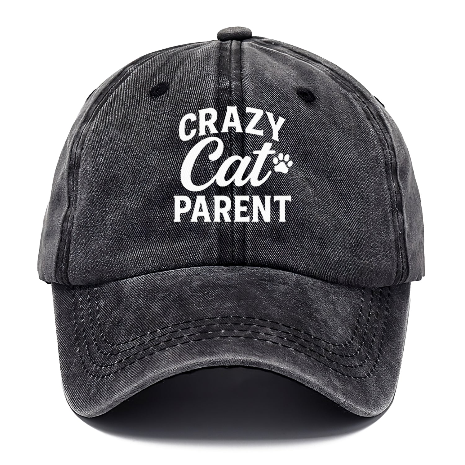 crazy cat parent with paw Hat