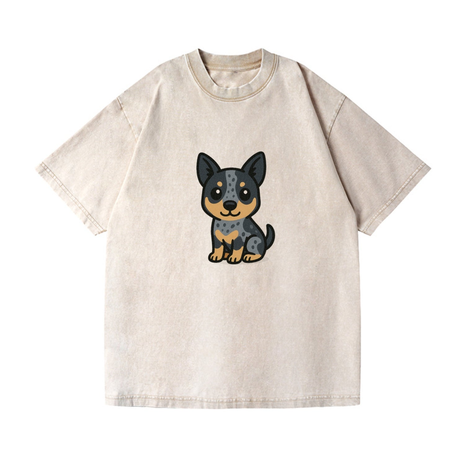 australian cattle dog blue heeler sitting pose portrait design Hat