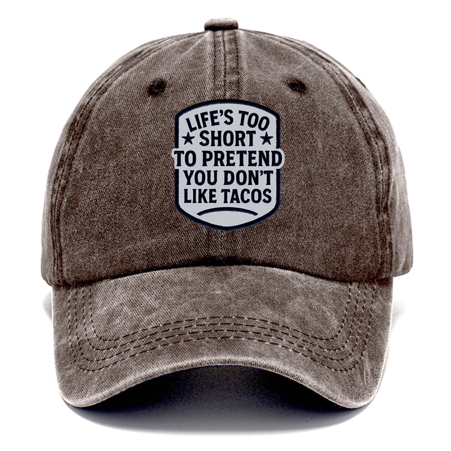 humorous food quote patch Hat