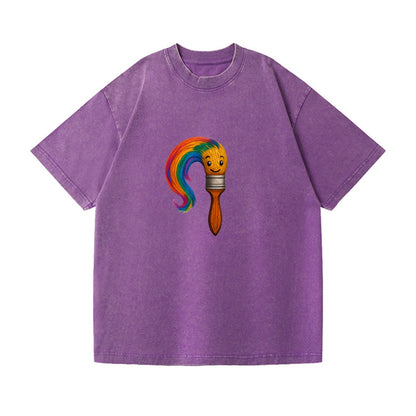 rainbow brushstrokes Hat