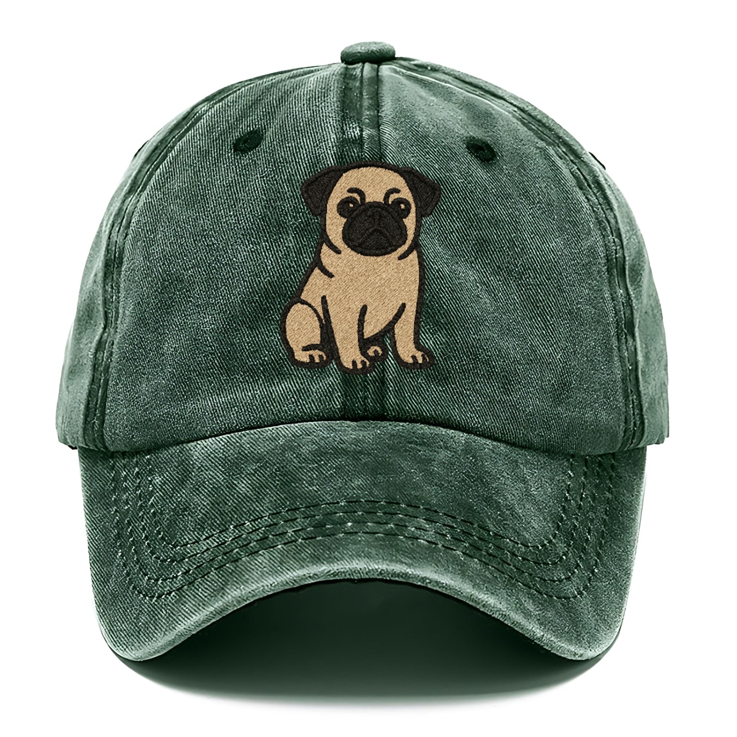 fawn-pug-sitting-charming-pose Hat