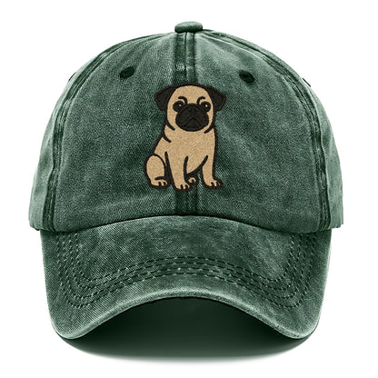 fawn-pug-sitting-charming-pose Hat