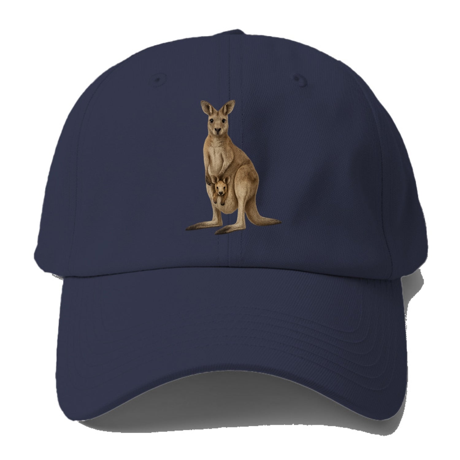 realistic kangaroo mother and joey Hat