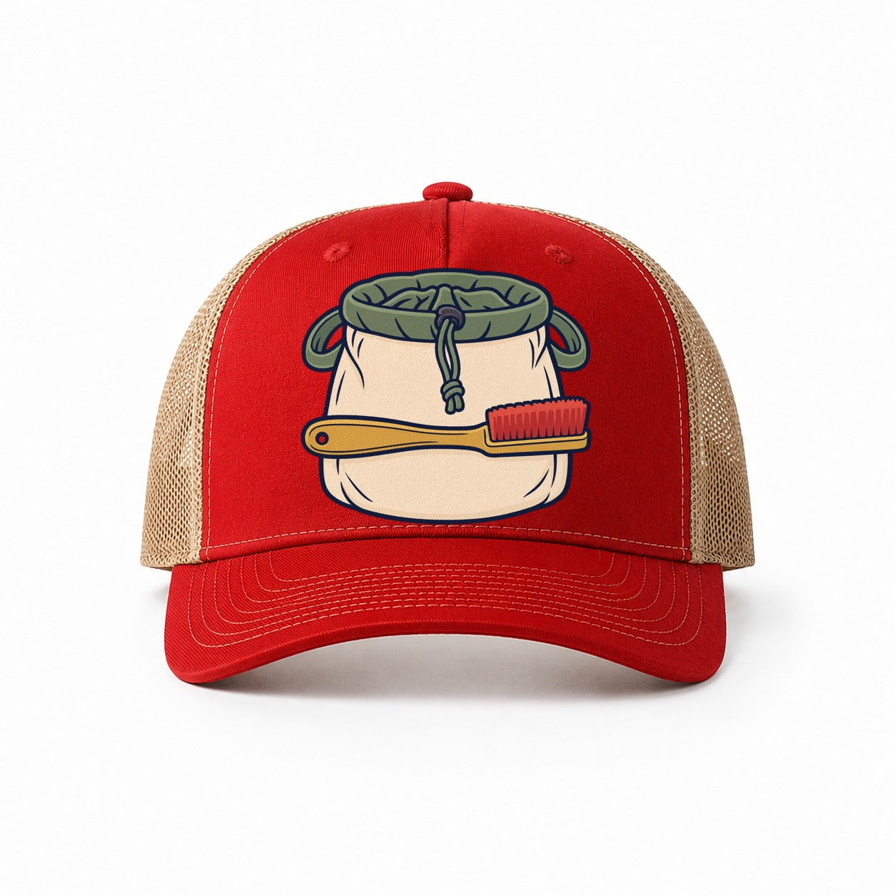 Red-Khaki — front view