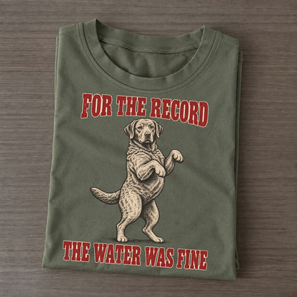 Chesapeake Bay Retriever Dog Declarations Classic T-shirt – Army Green