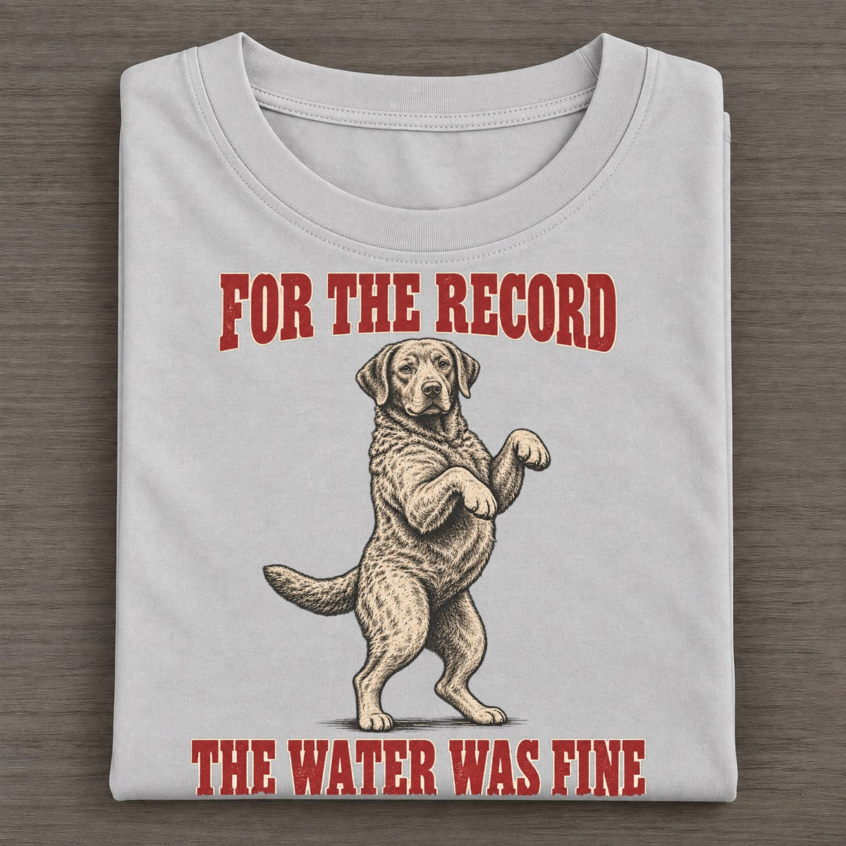 Chesapeake Bay Retriever Dog Declarations Classic T-shirt – Grey