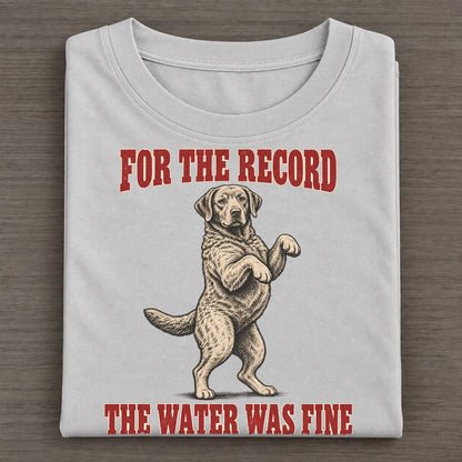 Chesapeake Bay Retriever Dog Declarations Classic T-shirt – Grey