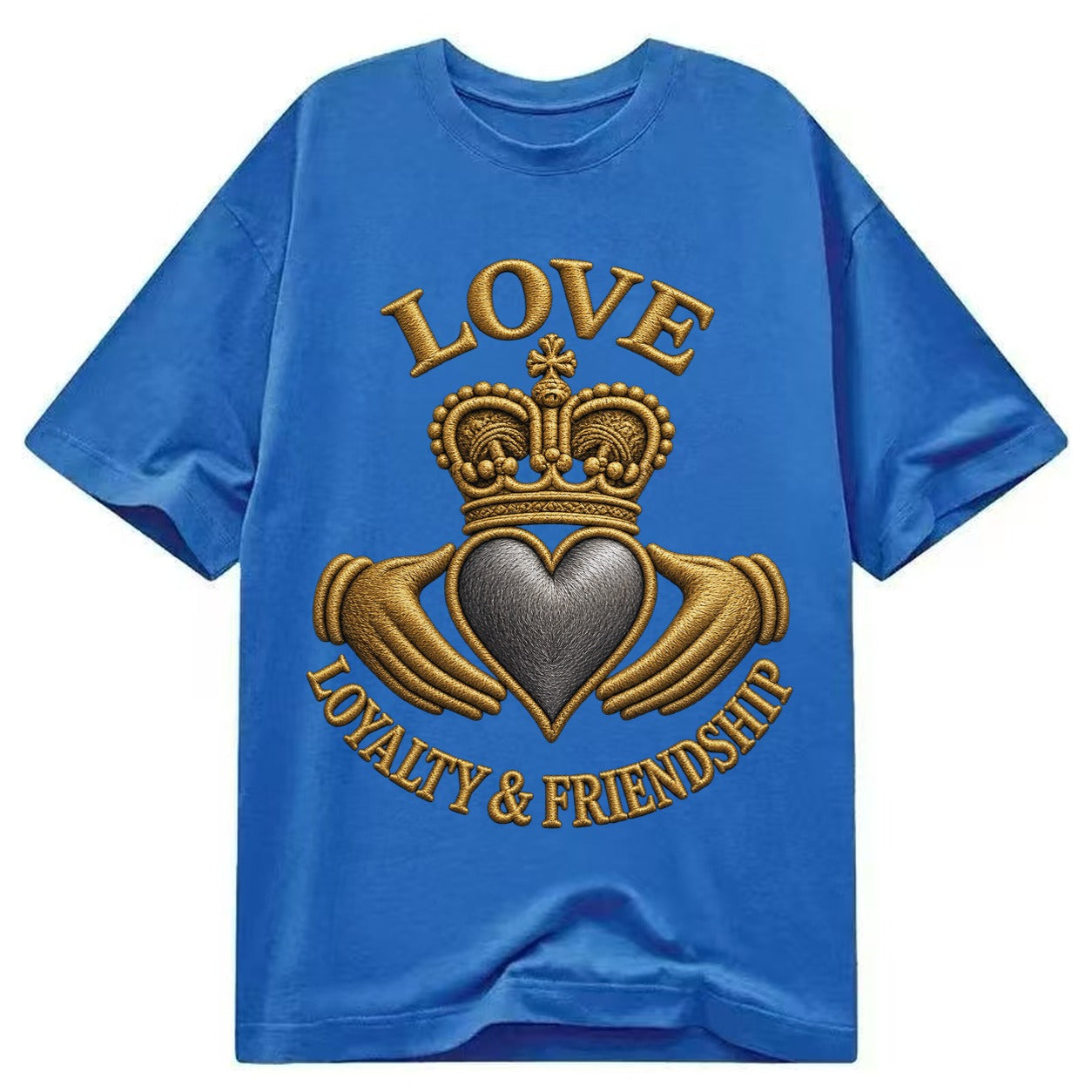 Claddagh Symbol  - Classic T-shirt – Blue