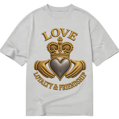 Claddagh Symbol  - Classic T-shirt – Grey