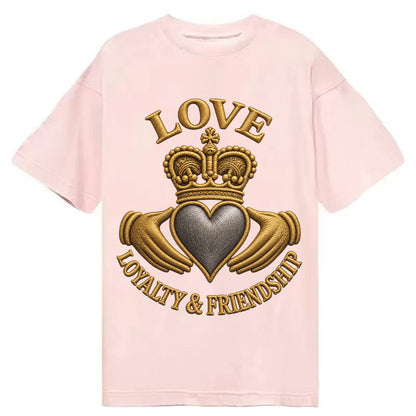 Claddagh Symbol  - Classic T-shirt – Pink