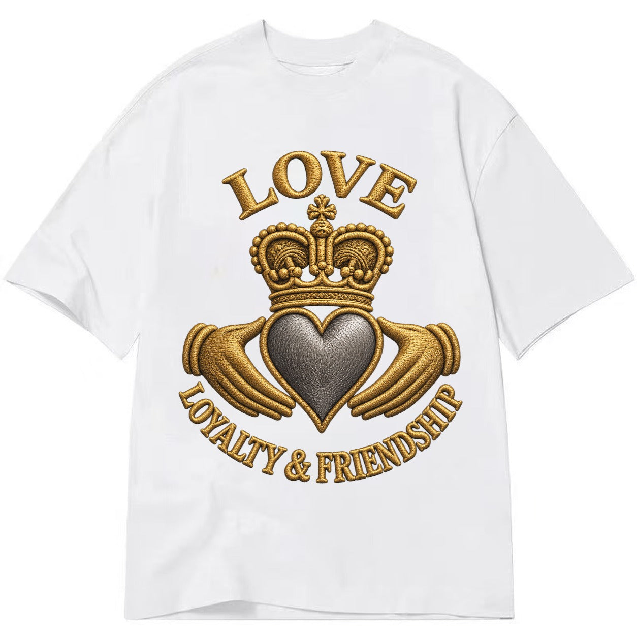 Claddagh Symbol  - Classic T-shirt – White
