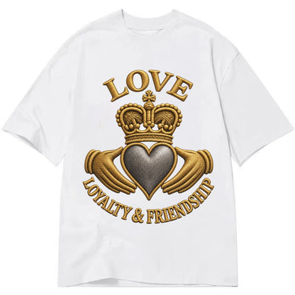 Claddagh Symbol  - Classic T-shirt – White