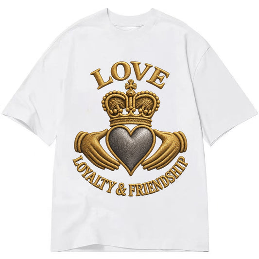 Claddagh Symbol  - Classic T-shirt – White