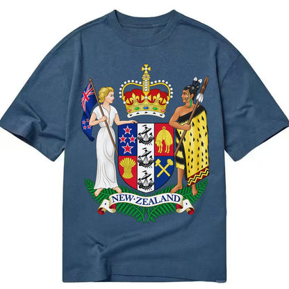 Coat Of Arms Of New Zealand - Classic T-shirt – Twilight