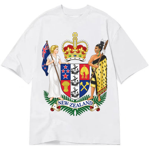 Coat Of Arms Of New Zealand - Classic T-shirt