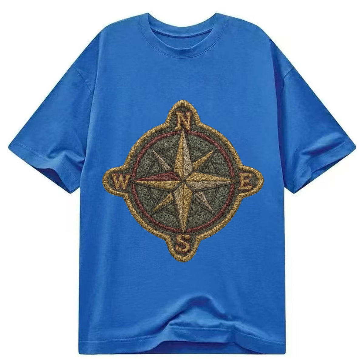 Blue — front view