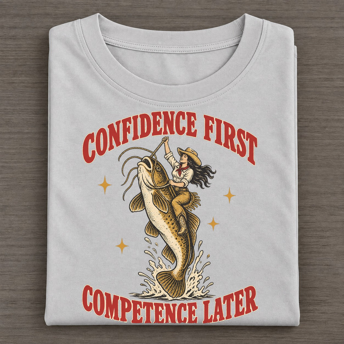Competence Later Unhinged Affirmations Classic T-shirt – Grey