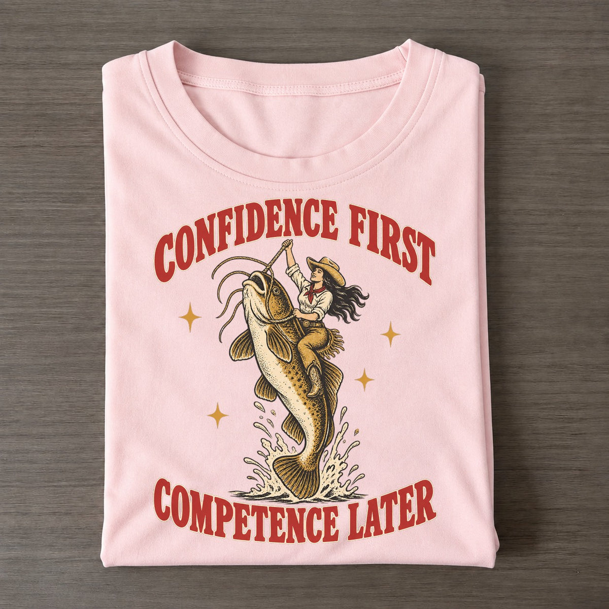 Competence Later Unhinged Affirmations Classic T-shirt – Pink