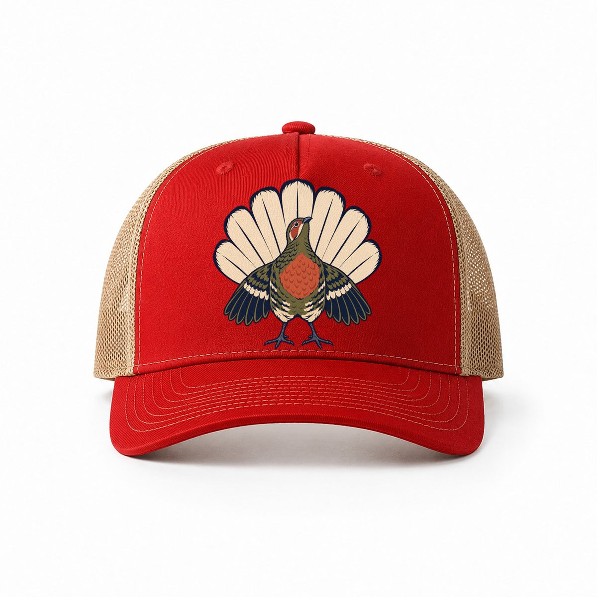Red-Khaki — front view