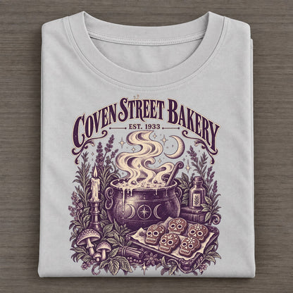 Coven Street Bakery Midnight Haunt Classic T-shirt – Grey