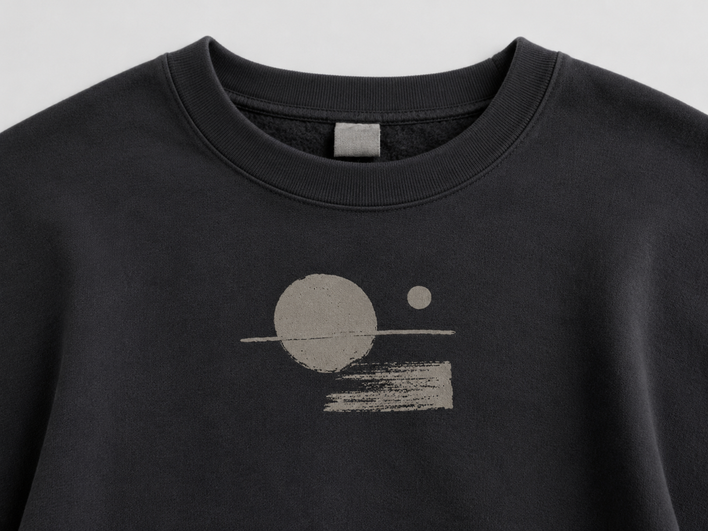 Pandaize crewneck sweatshirt — print close-up