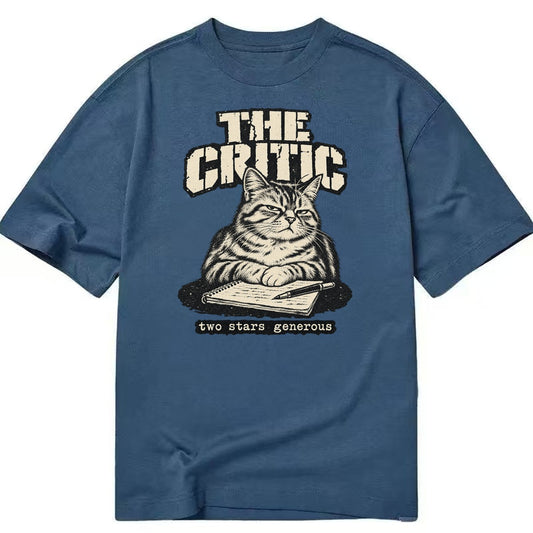Critic Alley Cat Records Classic T-shirt – Twilight Navy