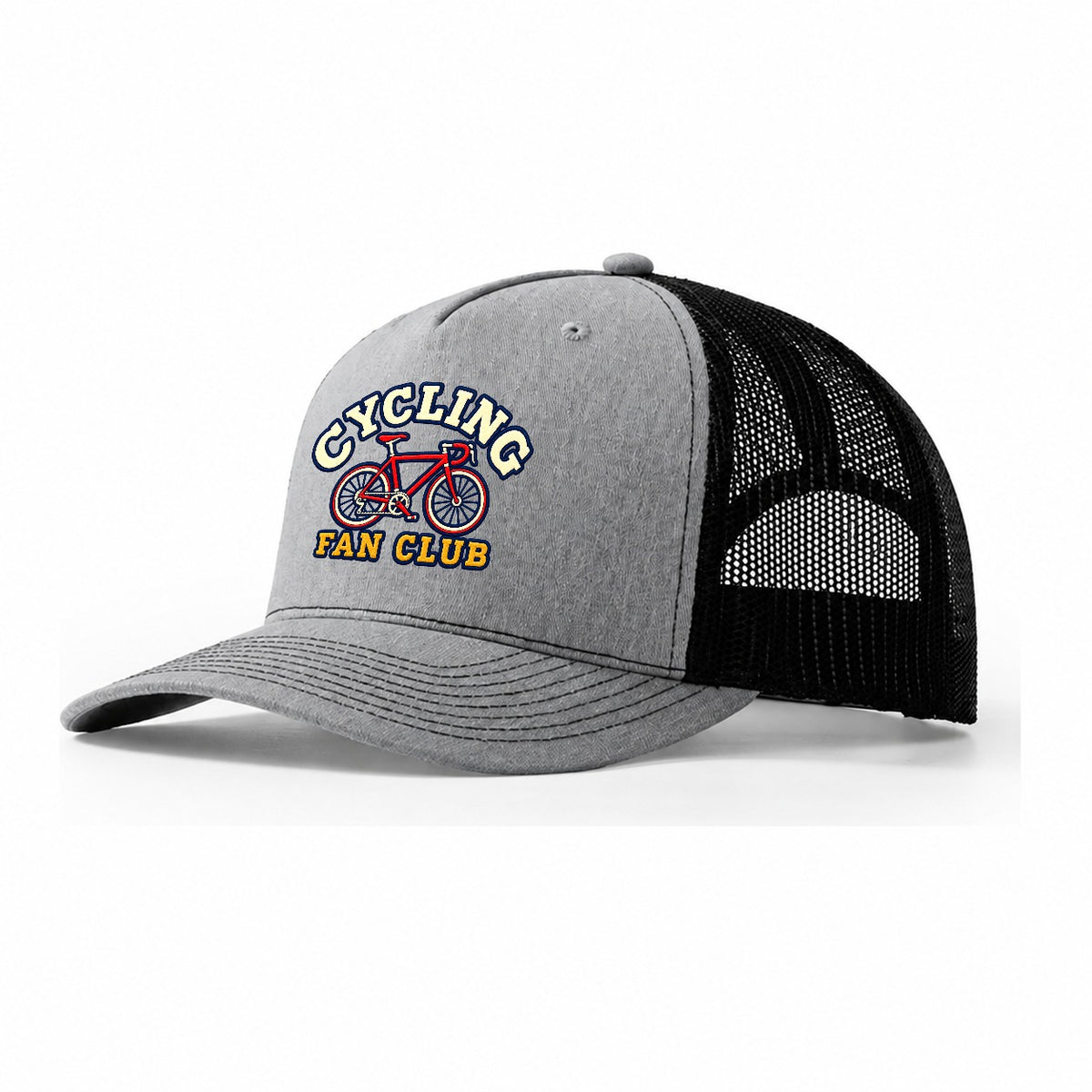 Cycling Fan Club Trucker Hat – Sport Grey Black