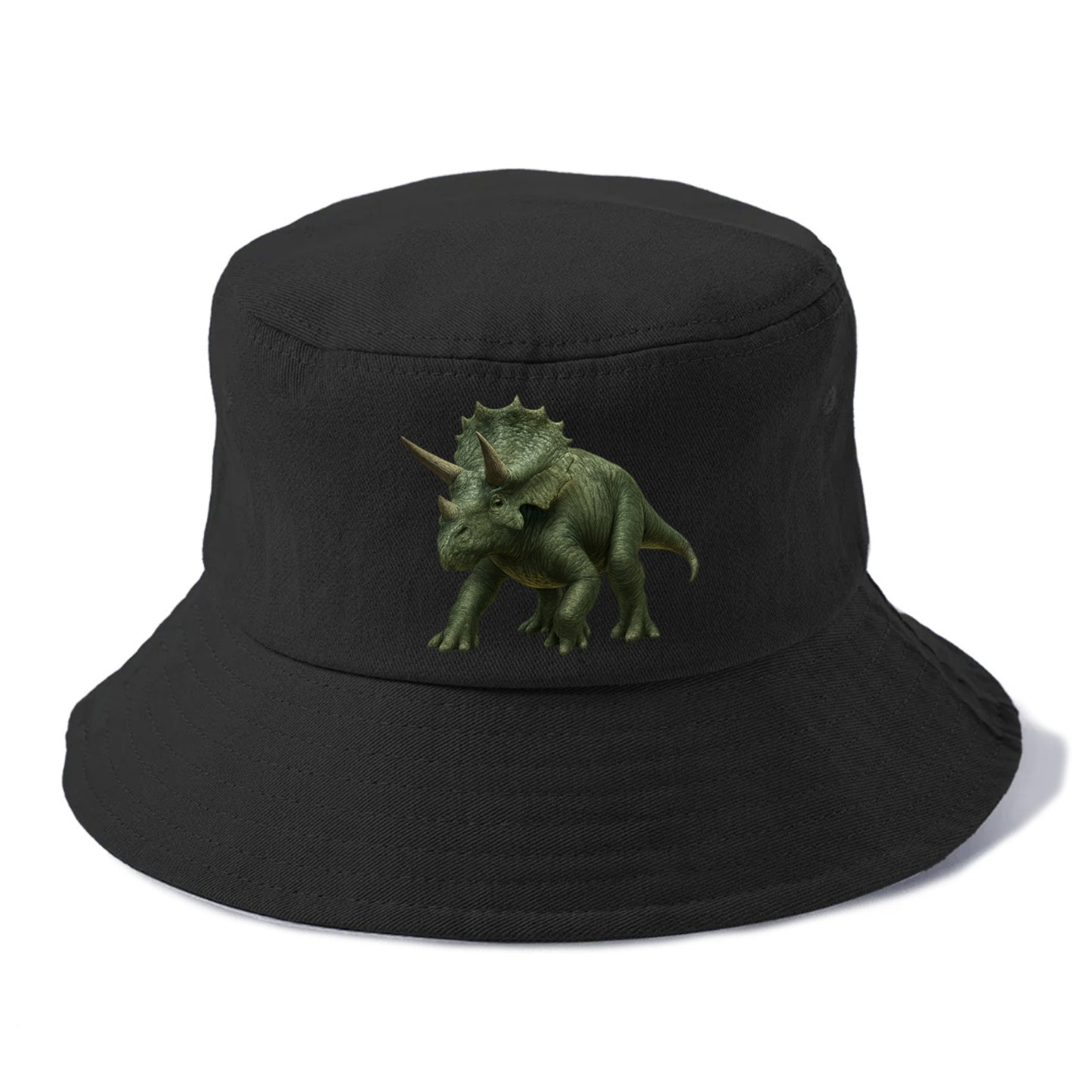 majestic triceratops rendered with precision Hat