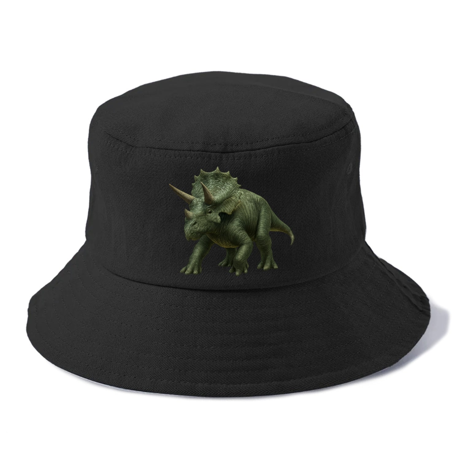 majestic triceratops rendered with precision Hat