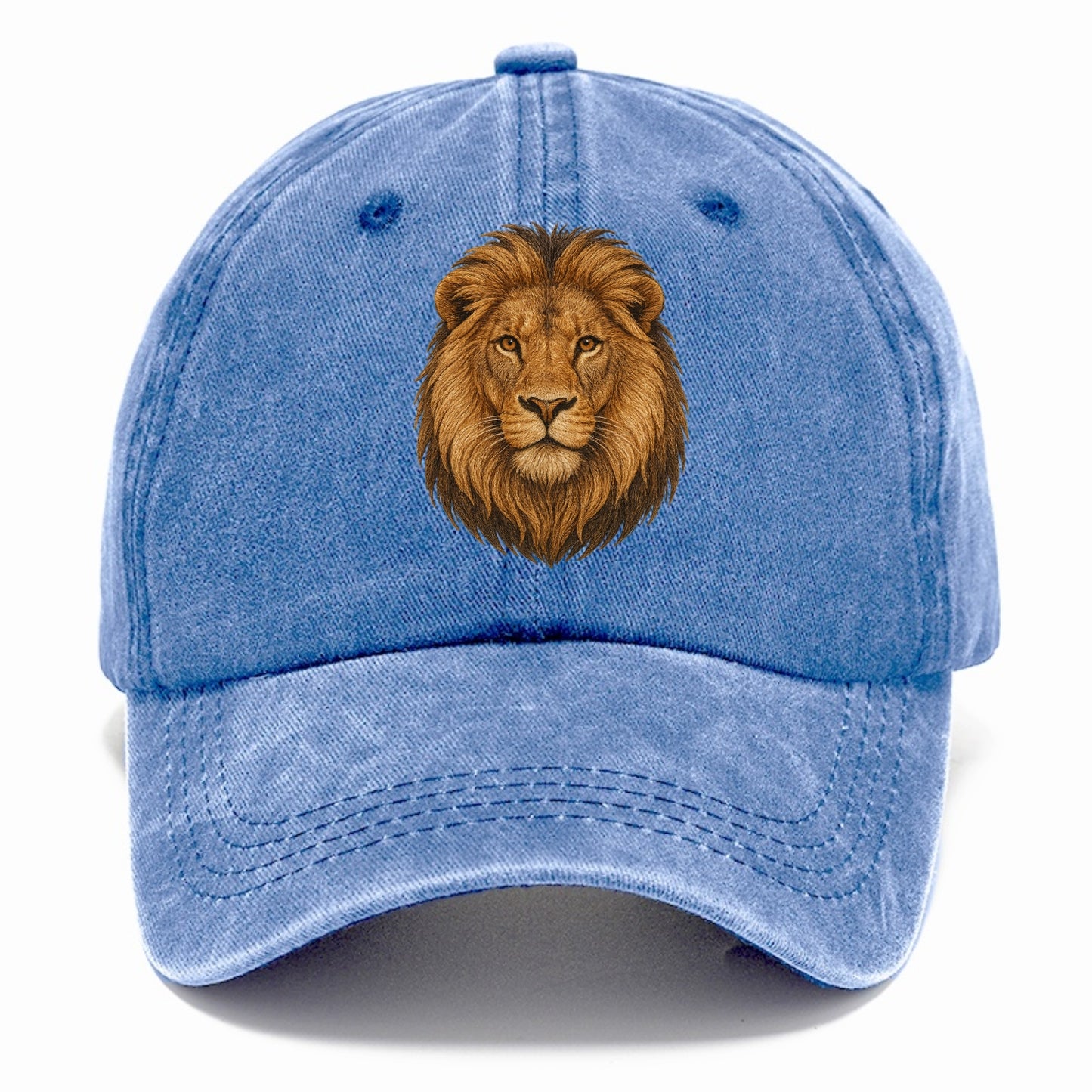 detailed lion head portrait Hat